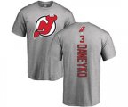 New Jersey Devils #3 Ken Daneyko Ash Backer T-Shirt