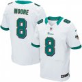Miami Dolphins #8 Matt Moore Elite White NFL Jersey