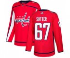 Washington Capitals #67 Riley Sutter Premier Red Home NHL Jersey