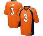 Denver Broncos #3 Drew Lock Game Orange Team Color Football Jersey
