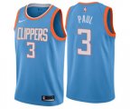 Los Angeles Clippers #3 Chris Paul Swingman Blue NBA Jersey - City Edition