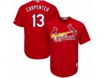 St. Louis Cardinals #13 Matt Carpenter Replica Red Cool Base MLB Jersey