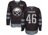 Adidas Buffalo Sabres #46 Cody Franson Authentic Black 1917-2017 100th Anniversary NHL Jersey