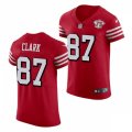 San Francisco 49ers Retired Player #87 Dwight Clark Nike Scarlet Retro 1994 75th Anniversary Throwback Classic Limited Jersey
