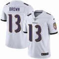 Baltimore Ravens #13 John Brown White Vapor Untouchable Limited Player NFL Jersey