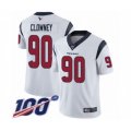 Houston Texans #90 Jadeveon Clowney White Vapor Untouchable Limited Player 100th Season Football Jersey