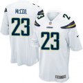 Los Angeles Chargers #23 Dexter McCoil Game White NFL Jersey