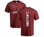 Arizona Cardinals #87 Maxx Williams Maroon Backer T-Shirt
