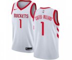 Houston Rockets #1 Michael Carter-Williams Authentic White Basketball Jersey - Association Edition