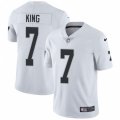 Oakland Raiders #7 Marquette King White Vapor Untouchable Limited Player NFL Jersey