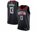Houston Rockets #13 James Harden Authentic Black Alternate Basketball Jersey Statement Edition