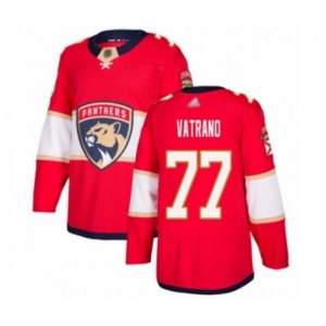 Florida Panthers #77 Frank Vatrano Authentic Red Home Hockey Jersey