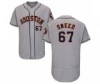 Houston Astros Cy Sneed Grey Road Flex Base Authentic Collection Baseball Player Jersey
