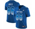 Philadelphia Eagles #86 Zach Ertz Limited Royal Blue NFC 2019 Pro Bowl NFL Jersey