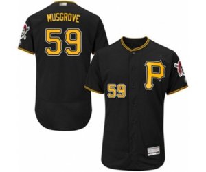 Pittsburgh Pirates Joe Musgrove Black Alternate Flex Base Authentic Collection Baseball Player Jersey