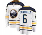 Buffalo Sabres #6 Marco Scandella Fanatics Branded White Away Breakaway NHL Jersey