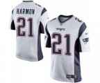 New England Patriots #21 Duron Harmon Game White Football Jersey