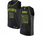 Nike Atlanta Hawks #10 Mike Bibby Swingman Black NBA Jersey - City Edition