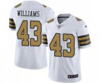 New Orleans Saints #43 Marcus Williams Limited White Rush Vapor Untouchable Football Jersey