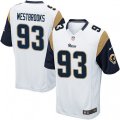 Los Angeles Rams #93 Ethan Westbrooks Game White NFL Jersey
