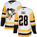 Pittsburgh Penguins #28 Ian Cole Authentic White Away NHL Jersey