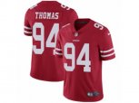 San Francisco 49ers #94 Solomon Thomas Vapor Untouchable Limited Red Team Color NFL Jersey
