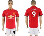 2017-18 Manchester United 9 LUKAKU Home Soccer Jersey