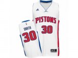 Detroit Pistons #30 Joe Smith Swingman White Home NBA Jersey