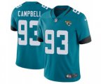 Jacksonville Jaguars #93 Calais Campbell Teal Green Alternate Vapor Untouchable Limited Player Football Jersey