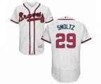 Atlanta Braves #29 John Smoltz White Flexbase Authentic Collection MLB Jersey