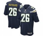Los Angeles Chargers #26 Casey Hayward Game Navy Blue Team Color Football Jersey