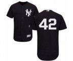 New York Yankees #42 Mariano Rivera Navy Flexbase Authentic Collection MLB Jersey