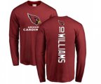 Arizona Cardinals #10 Chad Williams Maroon Backer Long Sleeve T-Shirt