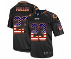 Chicago Bears #23 Kyle Fuller Elite Black USA Flag Fashion Football Jersey