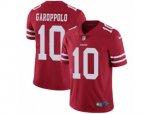 San Francisco 49ers #10 Jimmy Garoppolo Red Team Color Vapor Untouchable Limited Player NFL Jersey