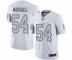Oakland Raiders #54 Brandon Marshall Limited White Rush Vapor Untouchable Football Jersey