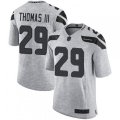 Seattle Seahawks #29 Earl Thomas III Limited Gray Gridiron II NFL Jersey