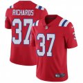 New England Patriots #37 Jordan Richards Red Alternate Vapor Untouchable Limited Player NFL Jersey