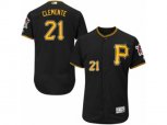 Pittsburgh Pirates #21 Roberto Clemente Black Flexbase Authentic Collection MLB Jersey