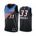 Nike Thunder #33 Mike Muscala Black NBA Swingman 2020-21 City Edition Jersey