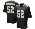 New Orleans Saints #52 Craig Robertson Game Black Team Color Football Jersey