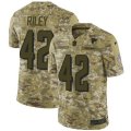 Atlanta Falcons #42 Duke Riley Limited Camo 2018 Salute to Service NFL Jersey