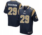 Los Angeles Rams #29 Eric Dickerson Game Navy Blue Team Color Football Jersey