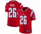 New England Patriots #26 Sony Michel Limited Red Inverted Legend Football Jersey