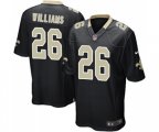 New Orleans Saints #26 P. J. Williams Game Black Team Color Football Jersey