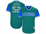 Seattle Mariners #52 Carlos Ruiz Chooch Authentic Aqua 2017 Players Weekend MLB Jersey