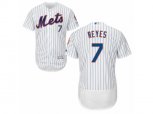 New York Mets #7 Jose Reyes White Flexbase Authentic Collection MLB Jersey
