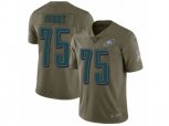 Philadelphia Eagles #75 Vinny Curry Limited Olive 2017 Salute to Service NFL Jersey