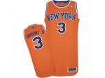 New York Knicks #3 Tim Hardaway Jr. Authentic Orange Alternate NBA Jerse