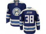 Columbus Blue Jackets #38 Boone Jenner Authentic Navy Blue Third NHL Jersey
